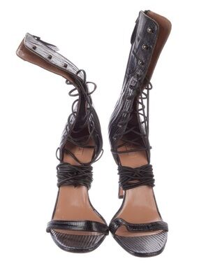 ALAÏA Lace Up Heels